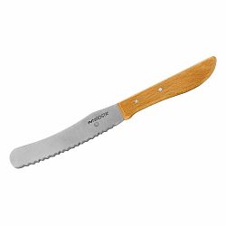 Oceľový nôž na chlieb a maslo s drevenou rukoväťou Nirosta Wood