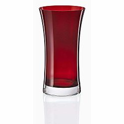 Súprava 6 červených pohárov na šampanské Crystalex Extravagance, 190 ml