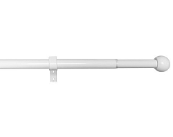 Garniža Lory 120-230 cm, biela lesklá%